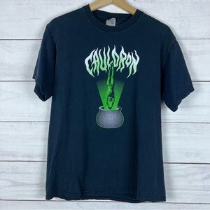 Vintage 2007 Cauldron Into The Cauldron Mens M T-Shirt Heavy Metal Band RARE